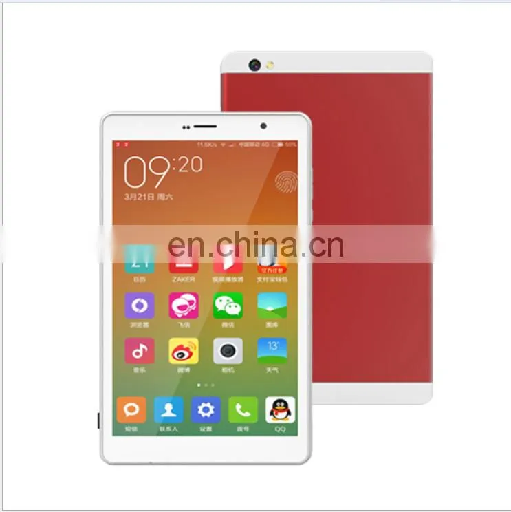 MTK8168 quad core processor wifi 3g dongle tablet pc 8" with reset jack MIC speaker