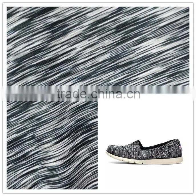 rainbow colored 4 way stretch knitted fabric used for sportswear