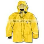 latest design green cat raincoat