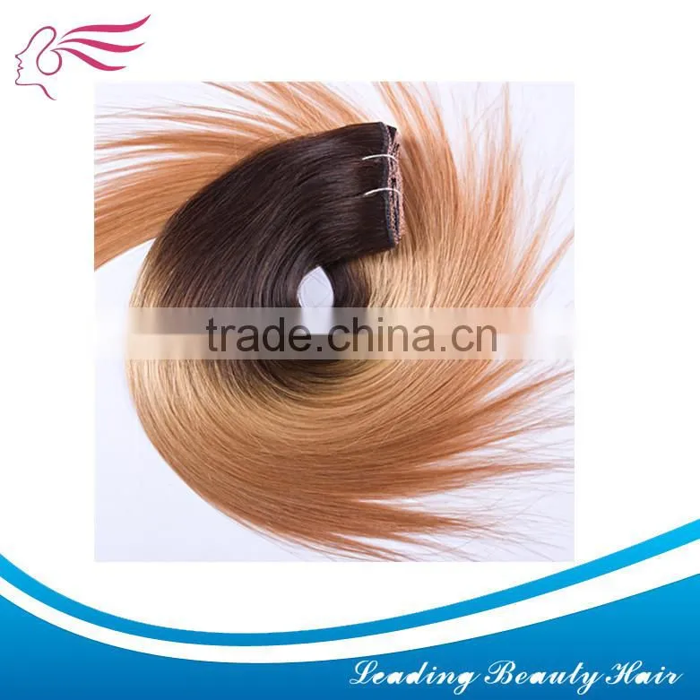 supreme 100% remy human hair extensions,clip in hair