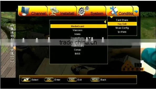 wholesale mini dvbs2 satellite receiver support 3g wifi