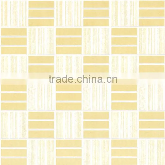Bathroom yellow ceramic floor tile