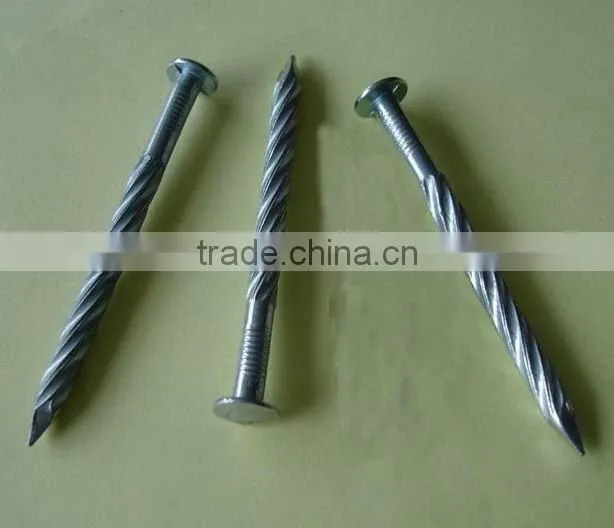 top selling galvanized twisted nails China manufacturer