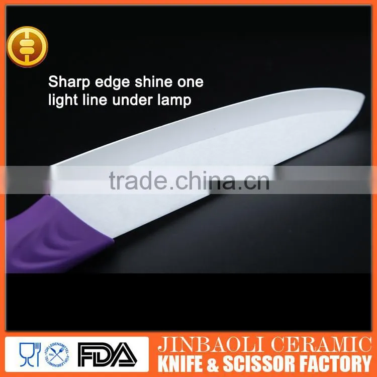 Top Quality ZrO2 Chef Knives Kitchen Ceramic Knives Set with Non-Slip Cutting Board
