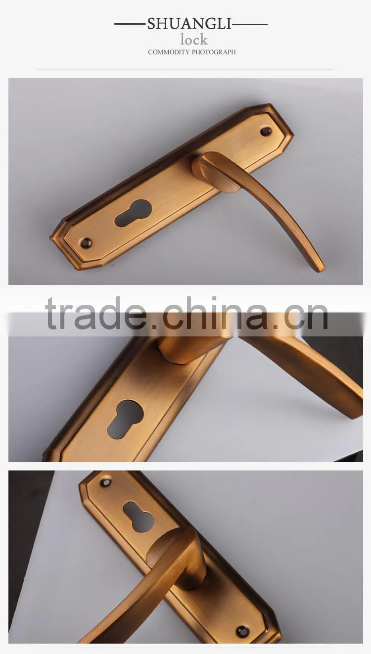 2015 Newest Hot Sale wood door handle lock from China supplier