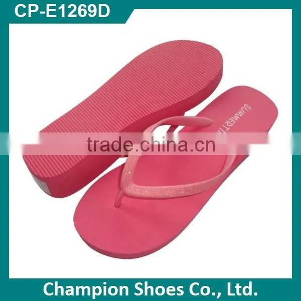Hot-selling Trendy Ladies High Heel Slippers Rubber Sandals