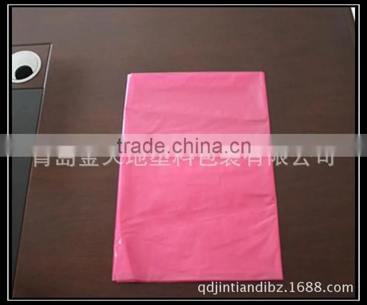 High Quality HDPE Plastic Flat Bag With Multiple Color