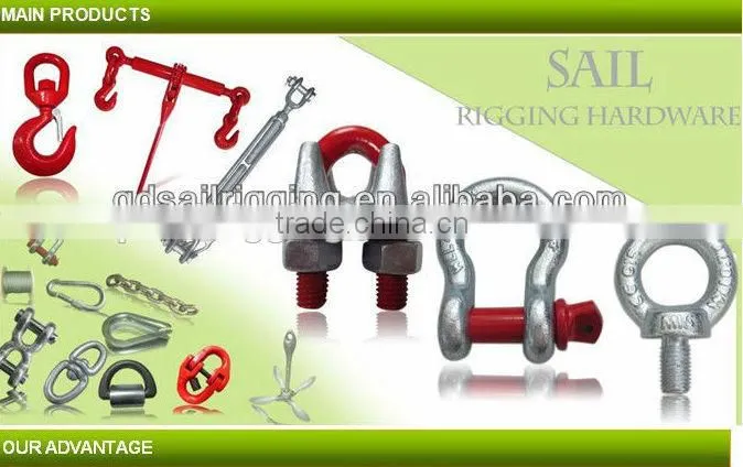 2014 galvanized carbon steel cable thimble with hot dipped galvanized