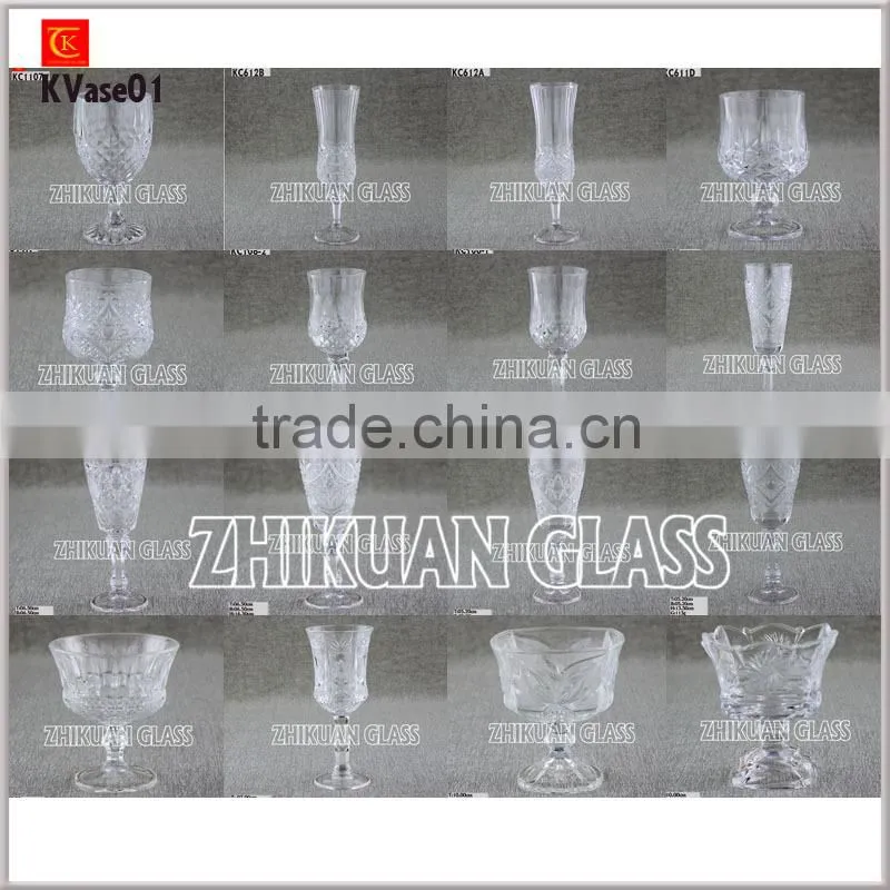 Hand Blown colored glass vase on alibaba china