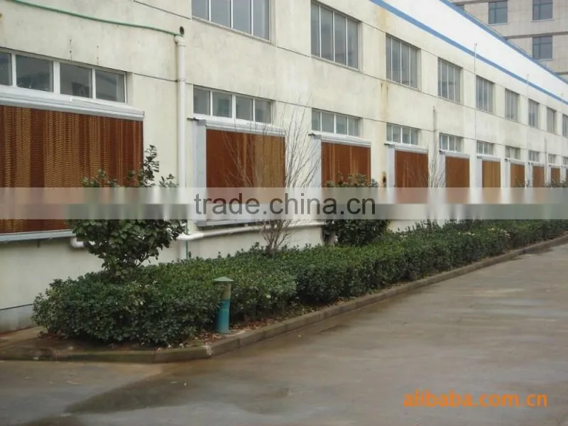 Evaporative cooling pad for poultry farm ventilating system/poultry ventilation system