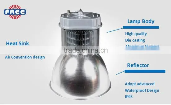 led extruded aluminum 150w ip65 high bay light housing for led pool lighting
