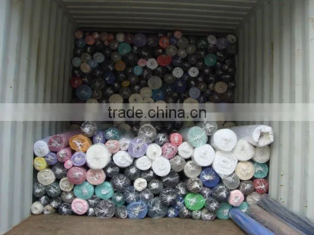 poly cotton plain dyed poplin stock lot fabric textile