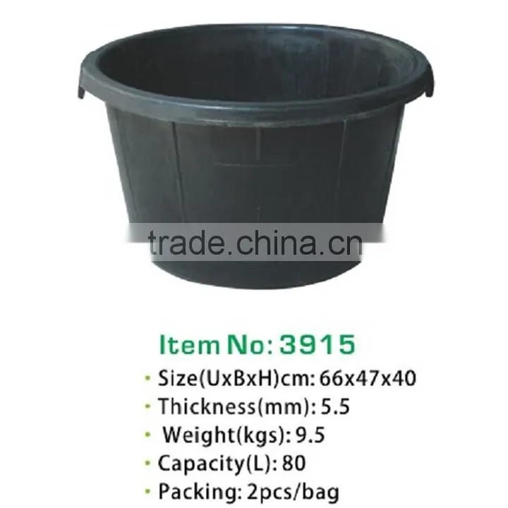 heavy duty rubber buckets,strong handle pails