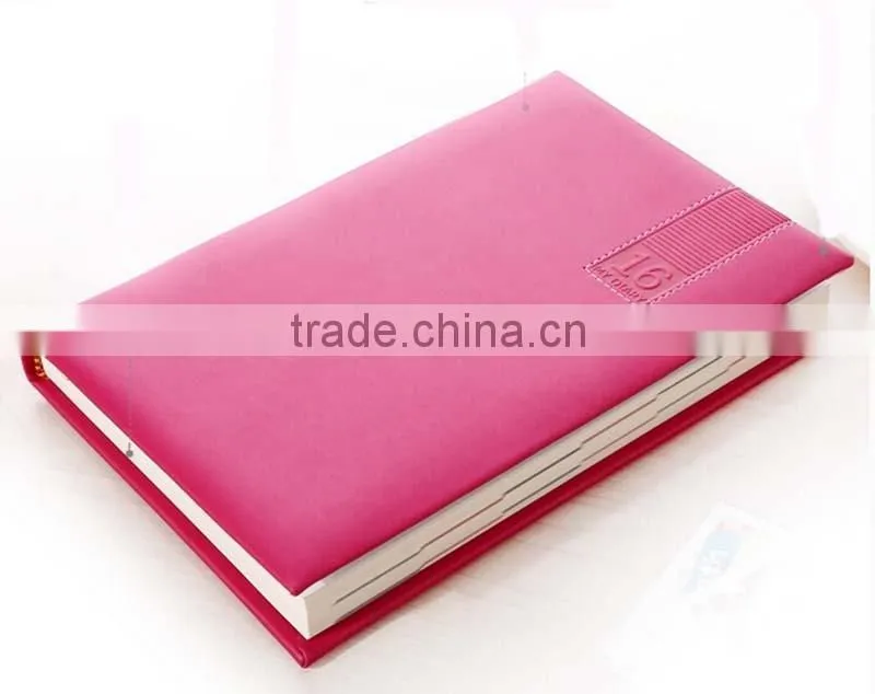 Top grade factory competitive price italian leather planner 2016