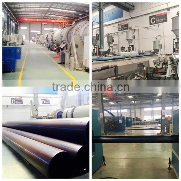 Professional manufacture of PE100 HDPE pipe and accessories