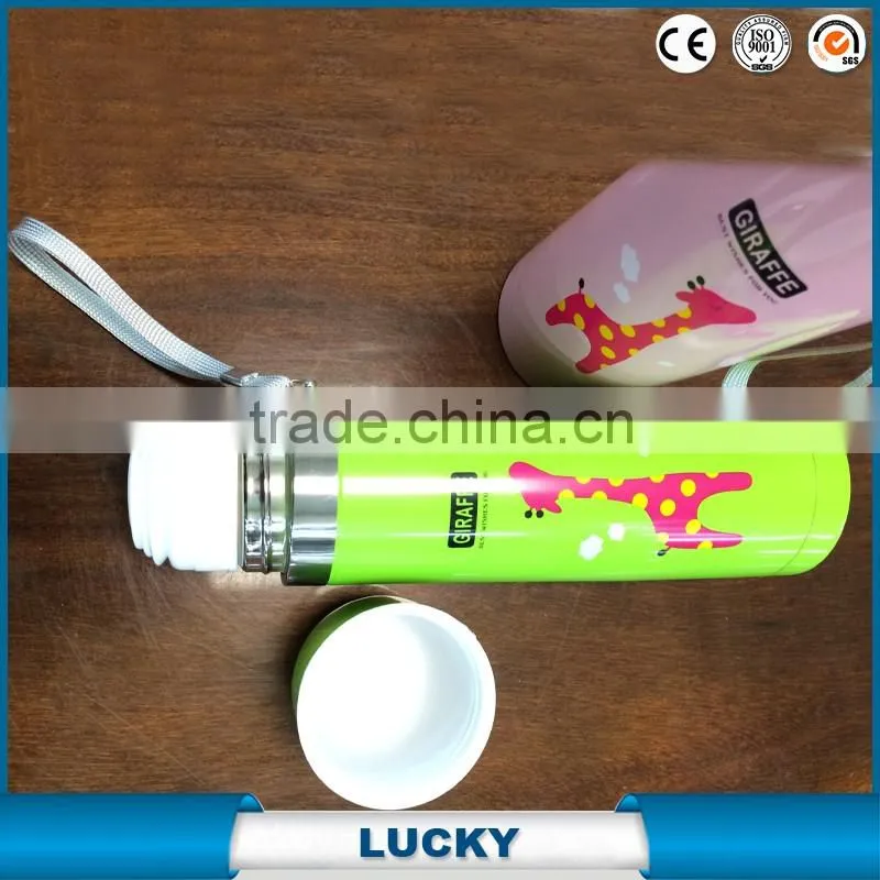 2016 hot sale double wall stainless steel vacuum flask water bottle