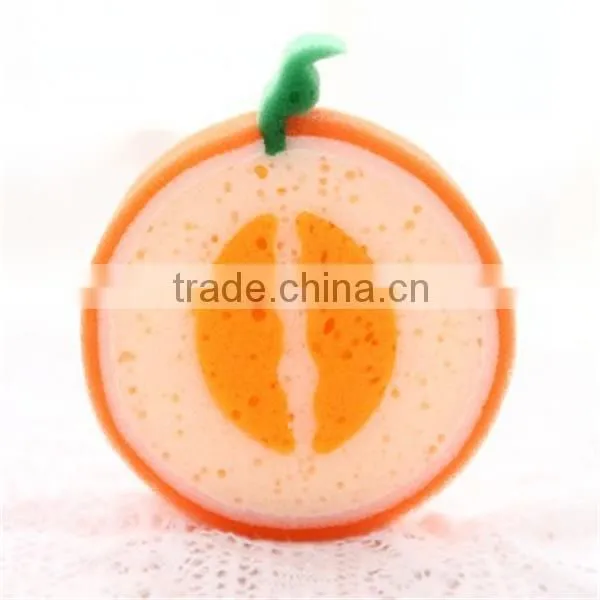 J195 4types Fruit Sponge Cleaning Cloth sponge scouring pad