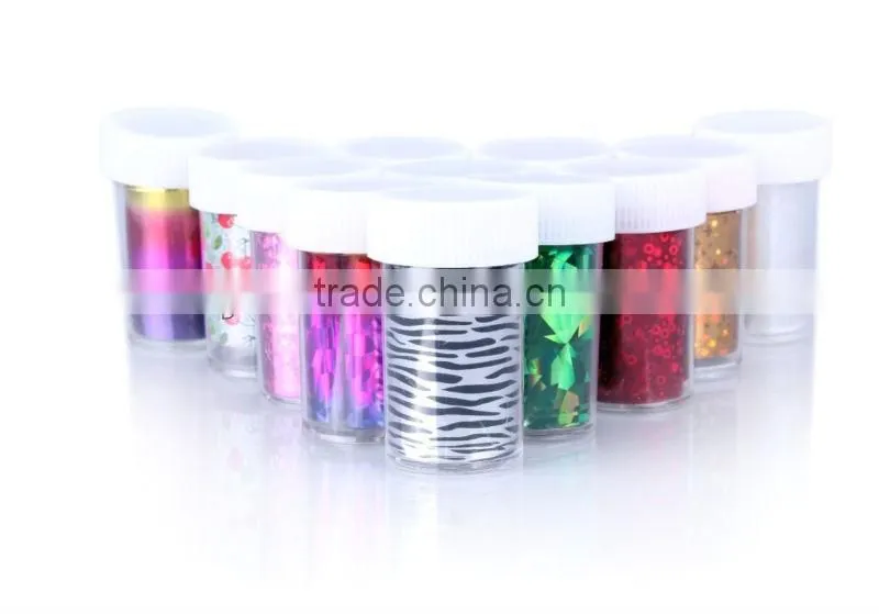 total 82color 2013 new arrival fashionable nail art Transfer foil sticker