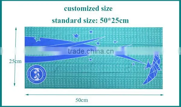 Custom printed microfiber tube headwear