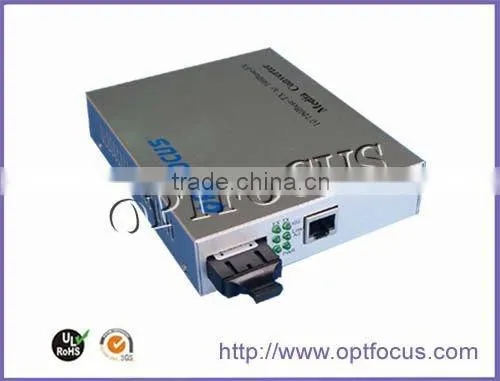 10/100/1000M Gigabyte Optical SM Fiber Media Converter