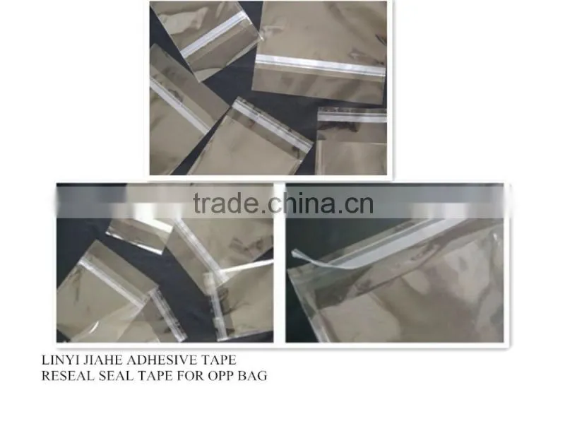 resealable plastic self adhesive tape
