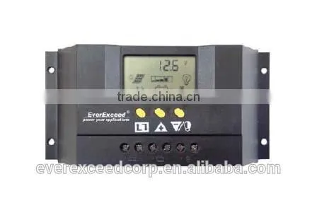 EverExceed price 30A Intelligent pwm Solar Charge Controller, digital temperature controller