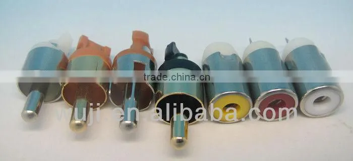 Audio connector rca pin connector
