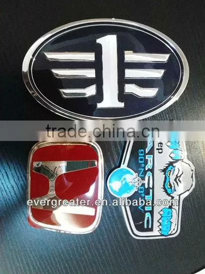 Chrome CAR BADGE Chrome Logo car grill badges