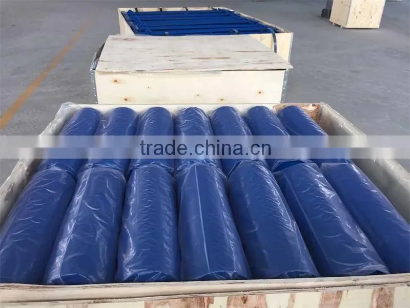 Alibaba China Supplier Troughing Steel Pipe Conveyor Rollers For Port Facilities
