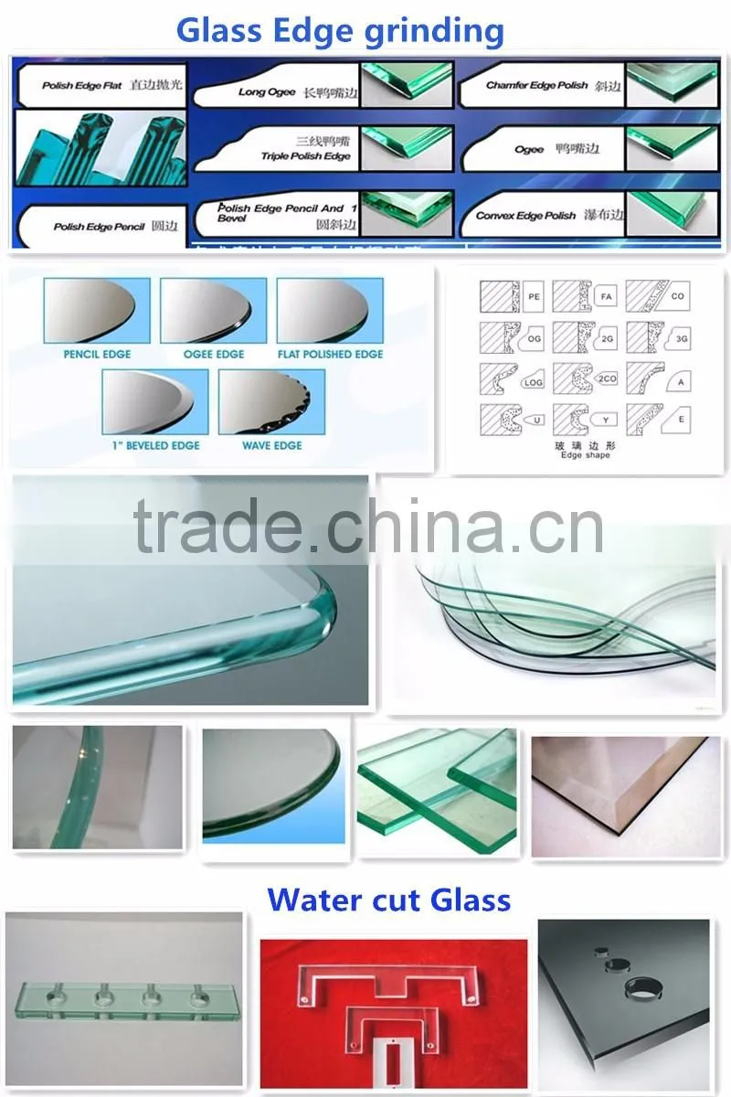 balcony tempered glass double glazed glass panels