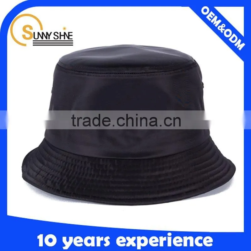 Bao Ding Sunny Shine Custom High Quality Leather Bucket Hat Wholesale