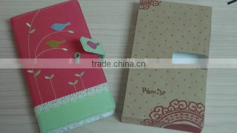 leather cover notebook with case pack