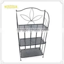 NEW Freestanding Painted Metal 3 Tire Shelf Display