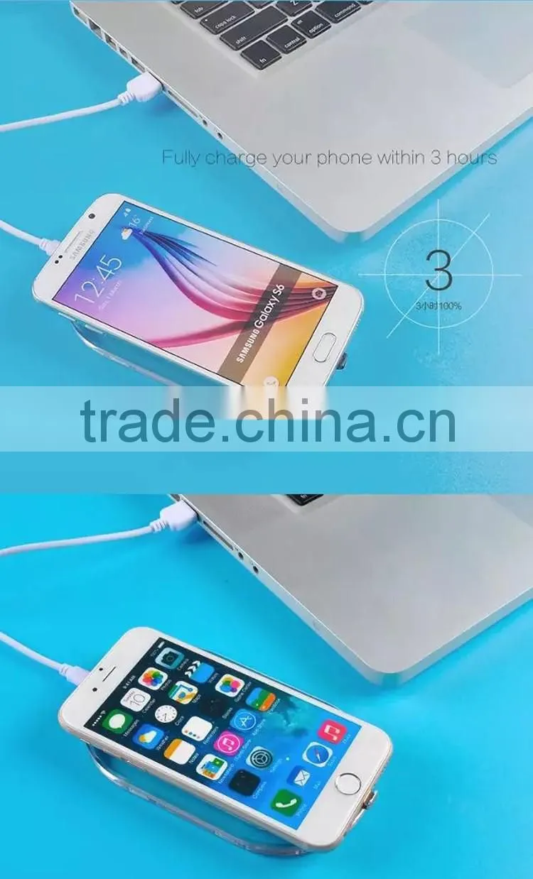 3 coils qi wireless charger pad for iPhone 6 6s with wireless receiver
