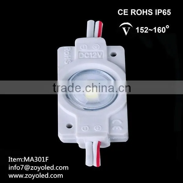 Waterproof 2835 led module 0.72w 12v led for advertisment high power led injection module for light box with CE ROHS