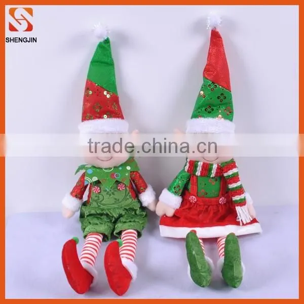 Hot sale factory direct sale cute christmas elf doll