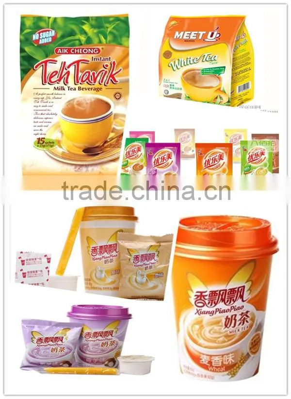 Automatic milk tea cups filling and sealing machine/line