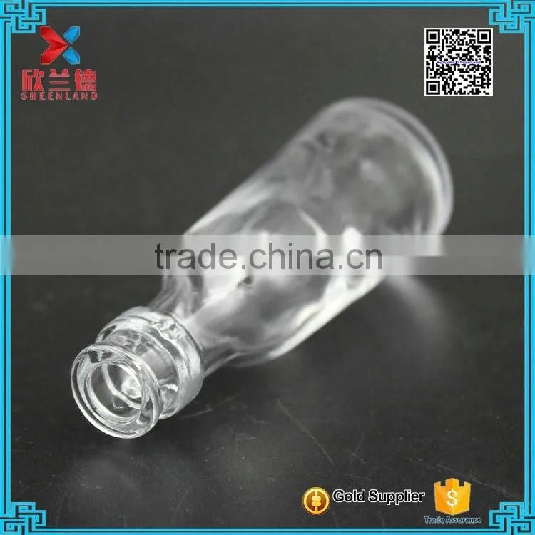 high quality 50ml clear liquor whiskey glass bottle for sale