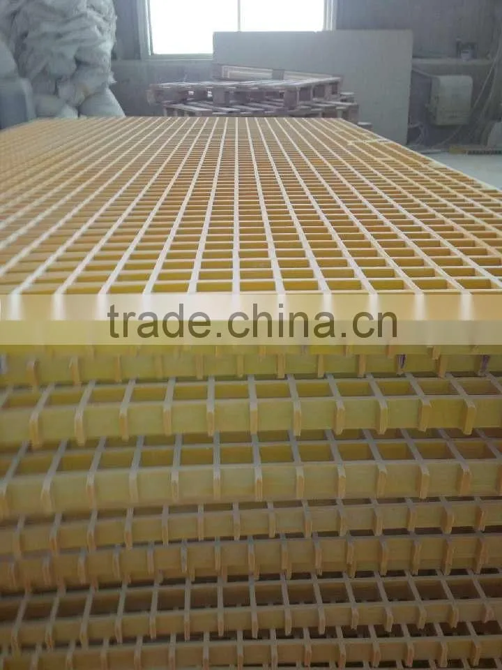 frp grp fiberglass reinforced plastic floor grating walkway grating deck grating(professional manufacturer)