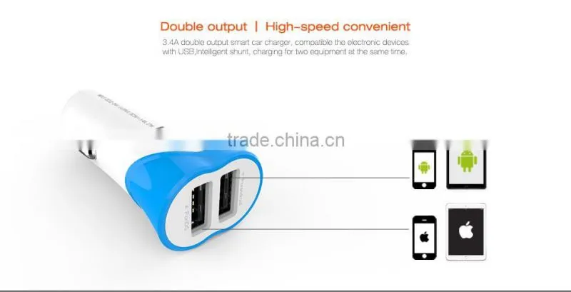 2 port USB car chager