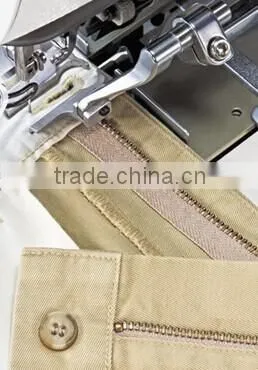making jeans cotton pants and working wear button holing sewing machine
