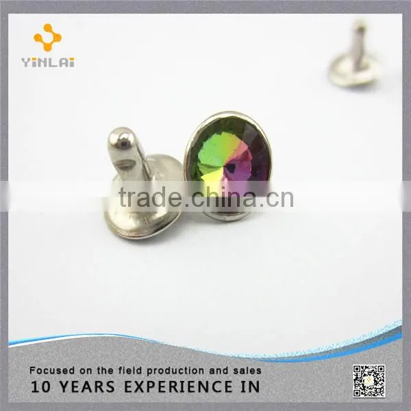 China supplier crystal rhinestone rivets for jeans