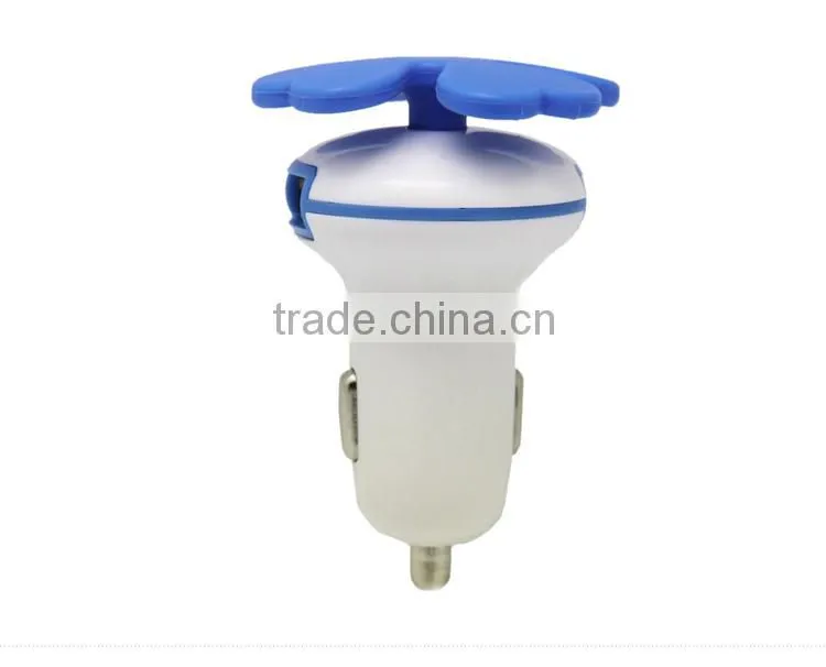 OEM usb car charger cute mobile phone charger car adapter 2.1a