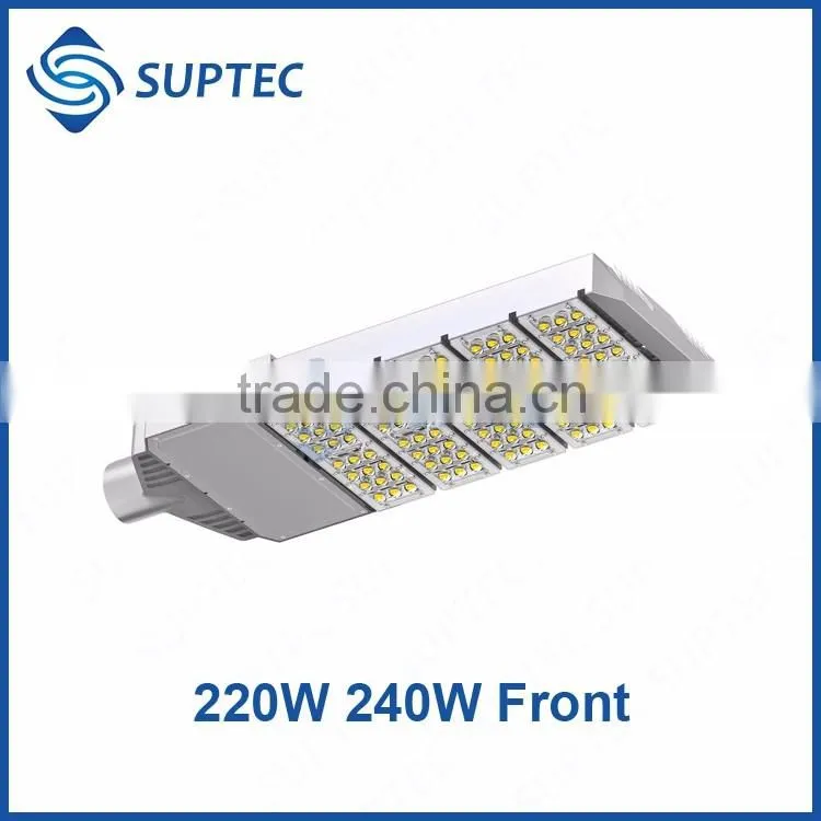 260W 260 Watt LED Street Light Price Outdoor IP66 MEAN WELL BRIDGELUX SMD