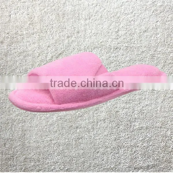 Womens New Comfy Terry Open Toe, Slide Scuff House Slipper