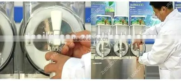 R134a and R404a 2015 Best quality 10Lx2 Slush machine