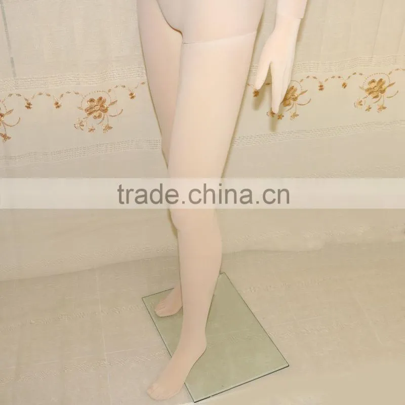 Sexy velvet covered full body plastic female mannequins