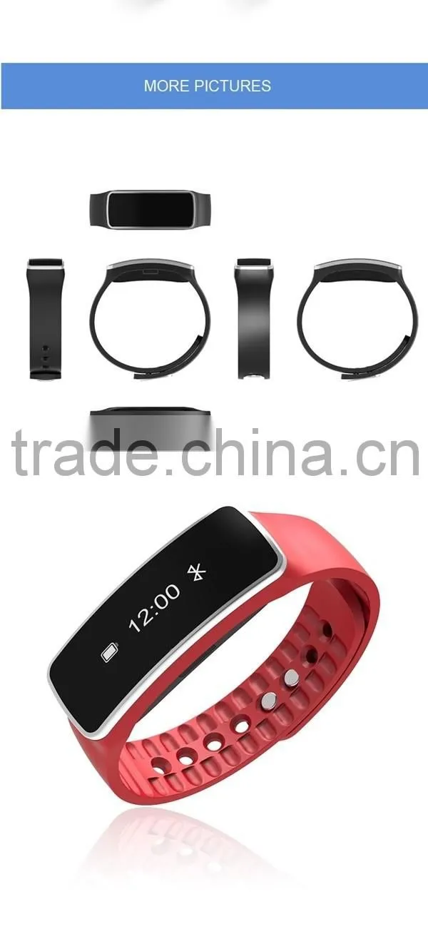 Factory Price OEM touch screen V5 smart bracelet,intelligent Fitness Healthy Tracker wristband For Android samsung