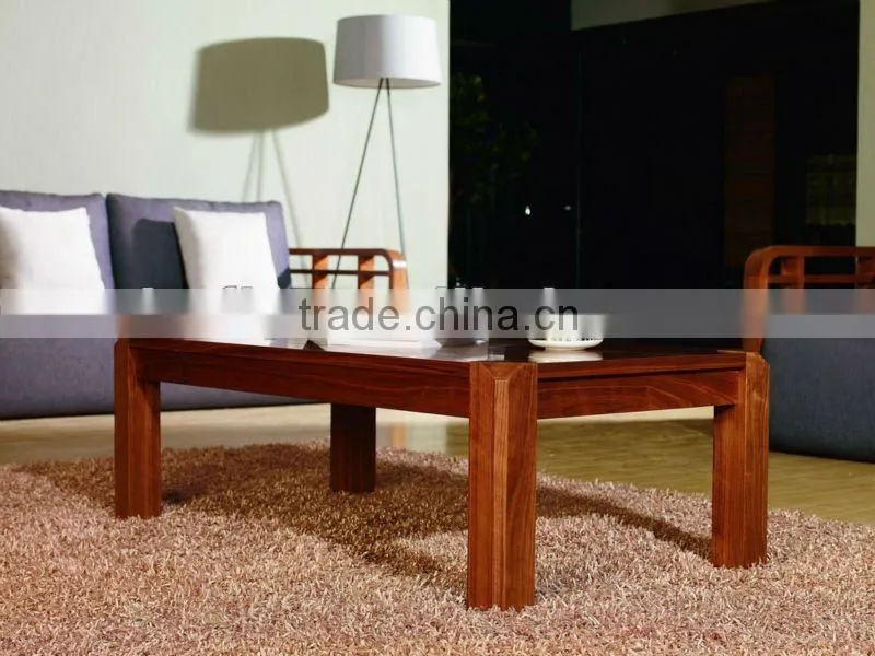 Solid walnut coffee table
