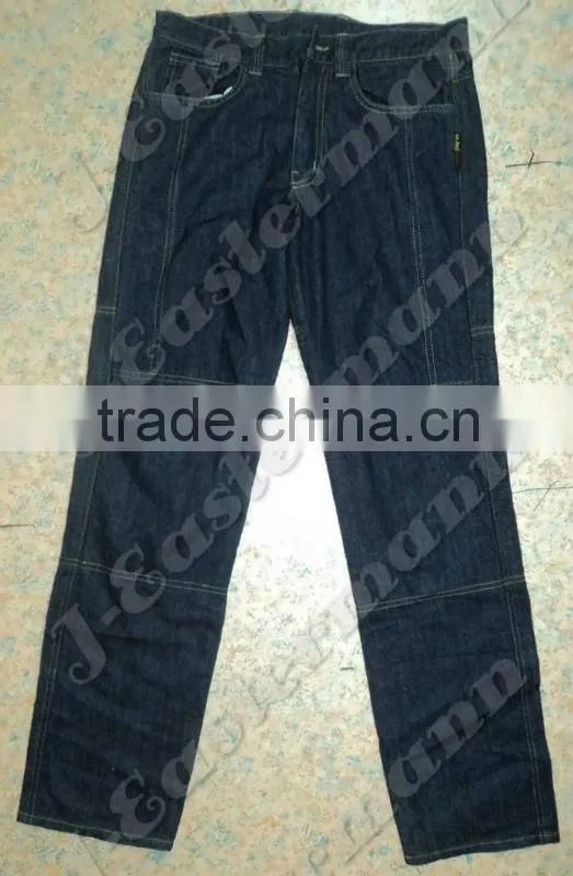 Blue Denim Jeans For Motorcycle with Kevlar